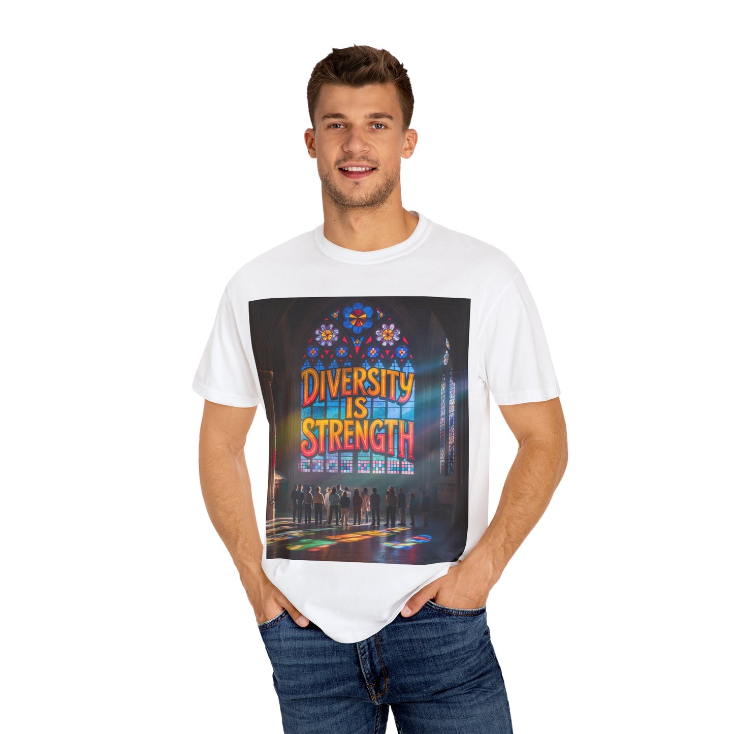 Colorful Diversity is Strength T-shirt | Unisex Fashion Tee, Inspirational Shirt, Equality Apparel, Gift for Activists, Pride Wear