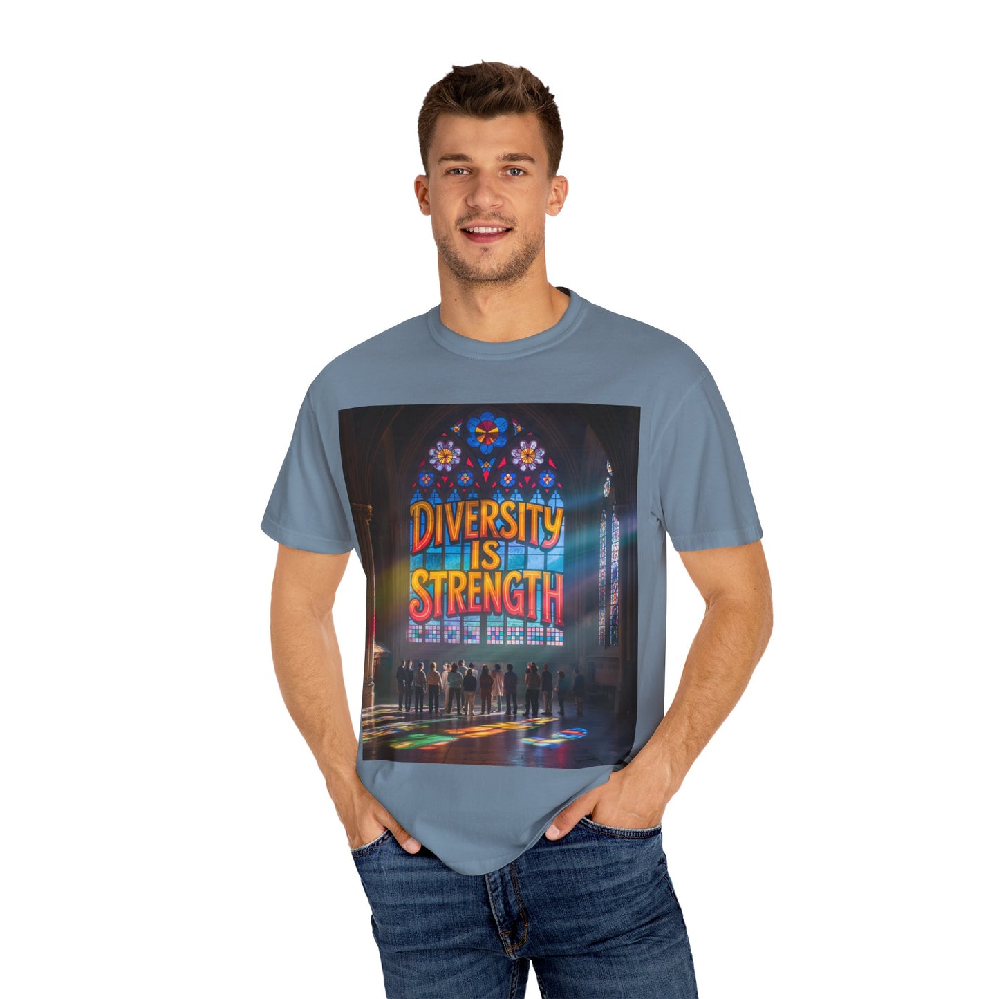 Colorful Diversity is Strength T-shirt | Unisex Fashion Tee, Inspirational Shirt, Equality Apparel, Gift for Activists, Pride Wear
