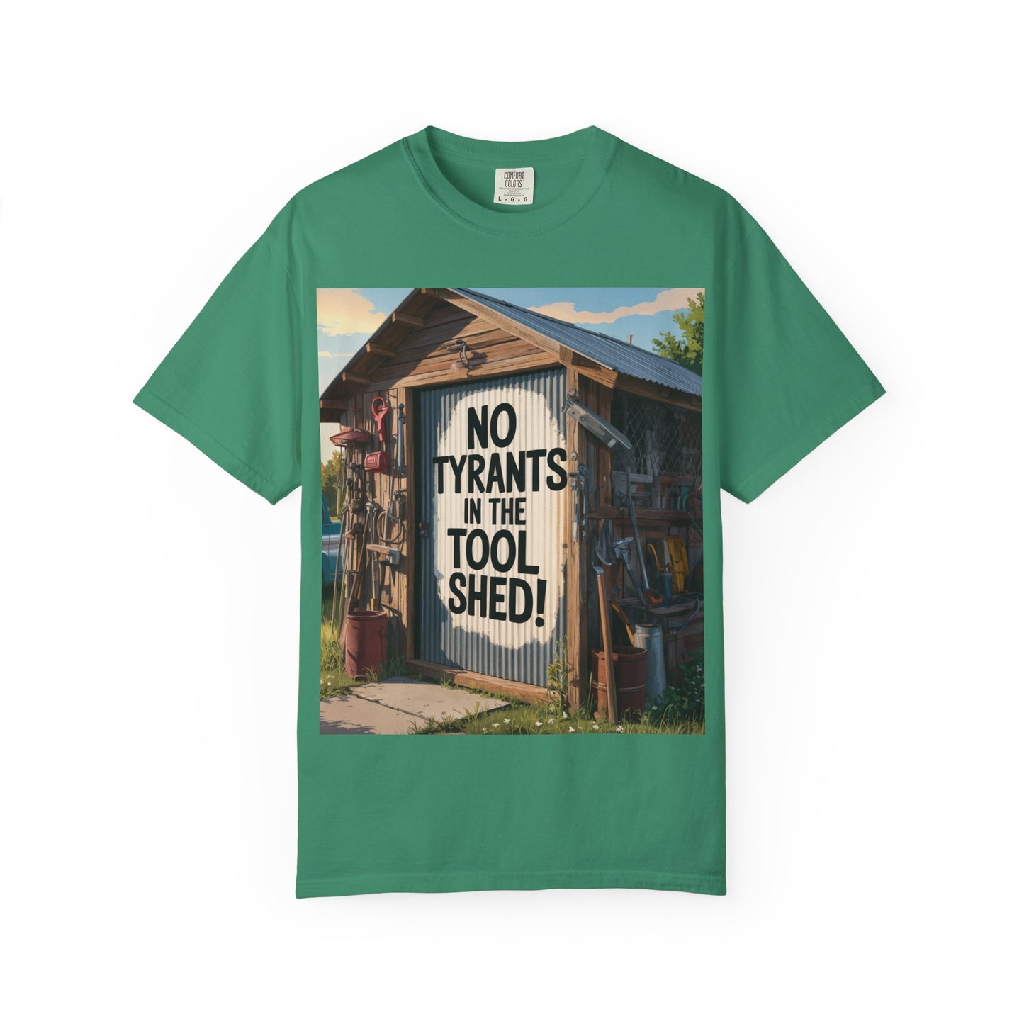 Garment-Dyed T-Shirt with Motivational Quote - Perfect for Casual Wear, Gifts, Home Decor, and Outdoor Adventures