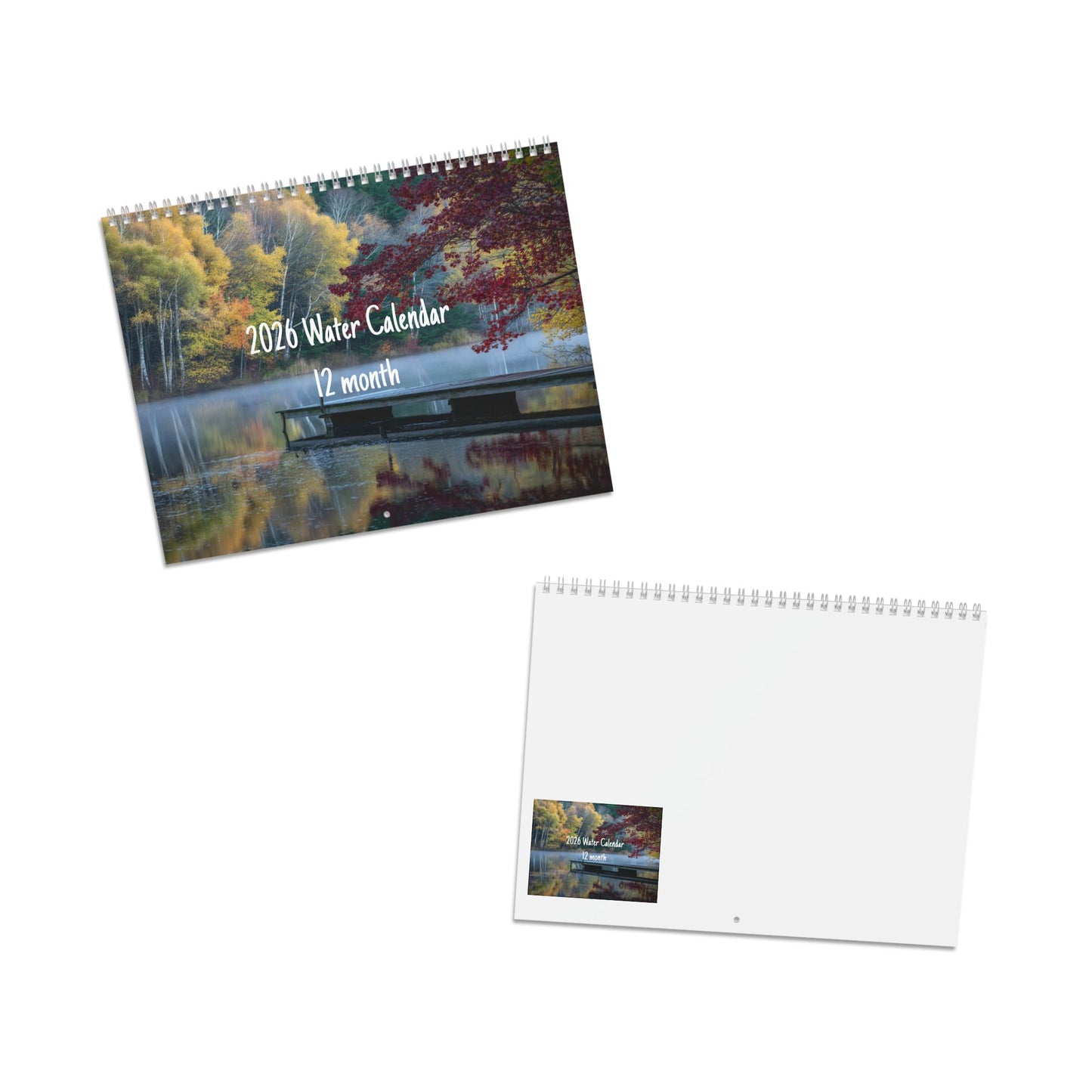 Nature-Inspired 2026 Wall Calendar - 12 Months of Scenic Beauty